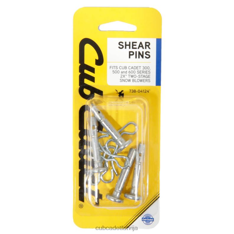 Cub Cadet bīdes tapu komplekts, 0,25 x 1,5 collas piederums HD0Z4238