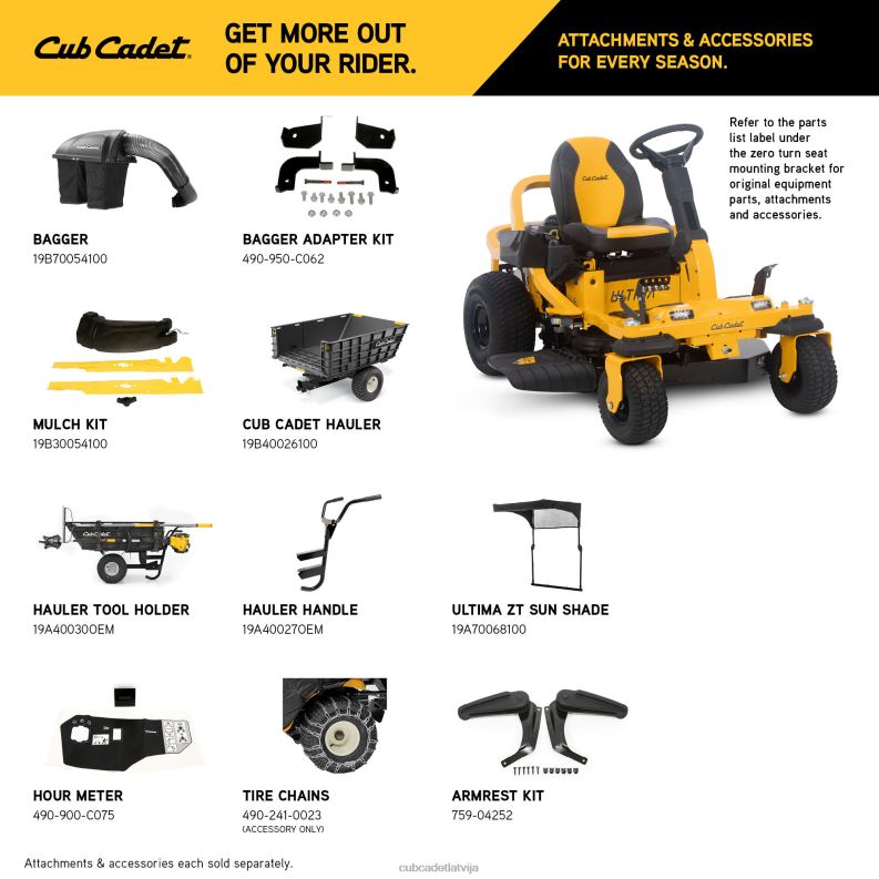 Cub Cadet zts1 42 iekārtas HD0Z46