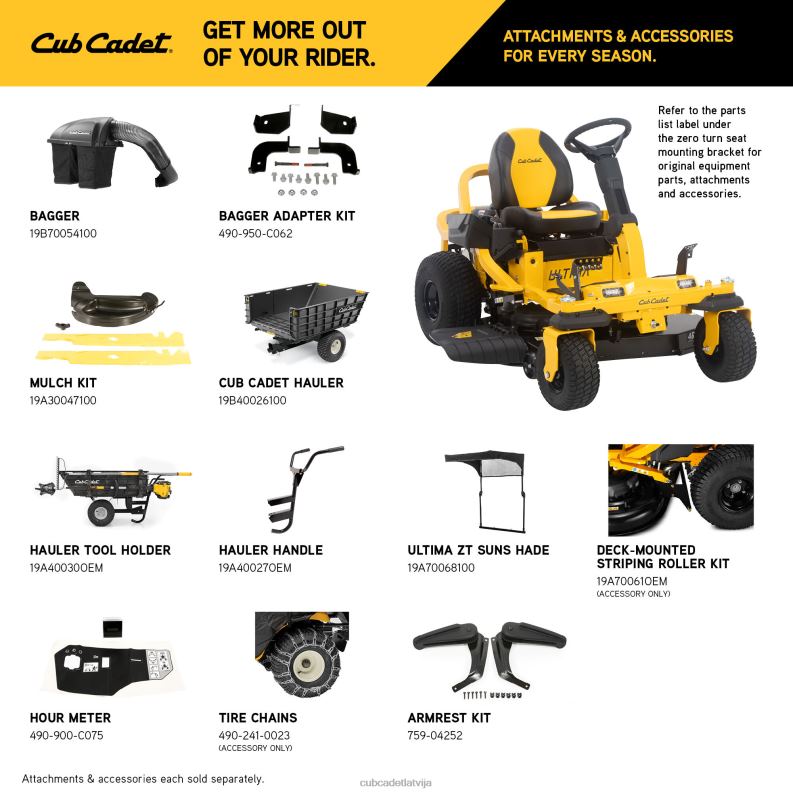 Cub Cadet zts1 46 iekārtas HD0Z49