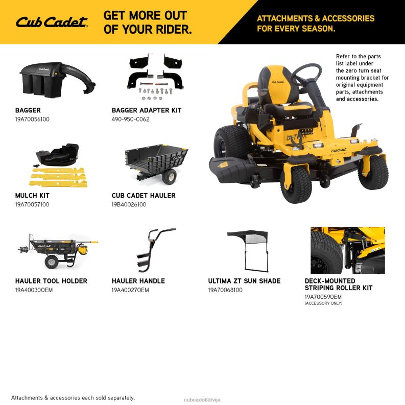 Cub Cadet zts2 60 iekārtas HD0Z47