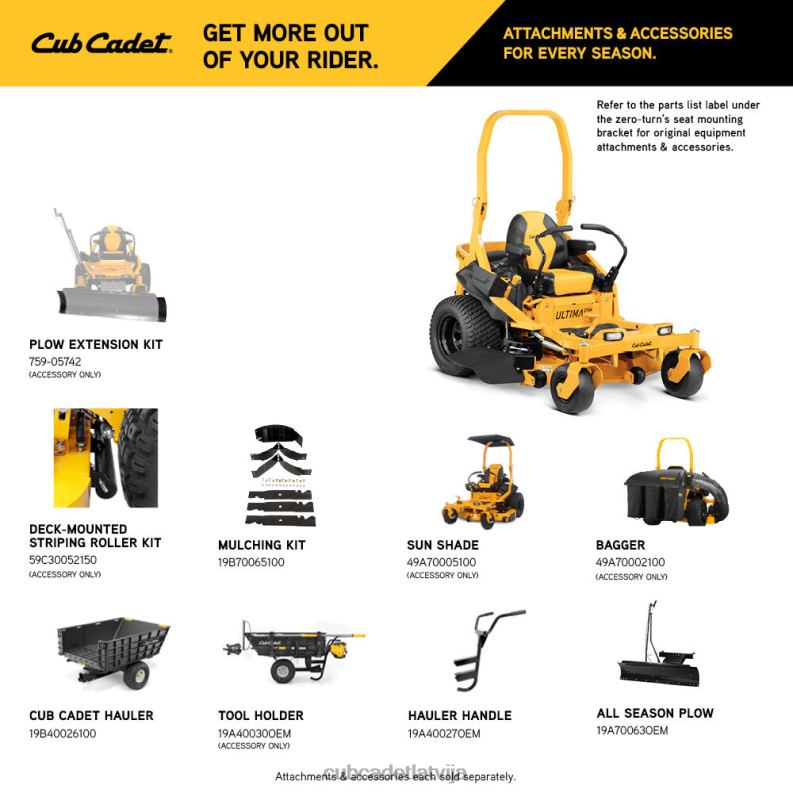 Cub Cadet ztx4 54 iekārtas HD0Z424