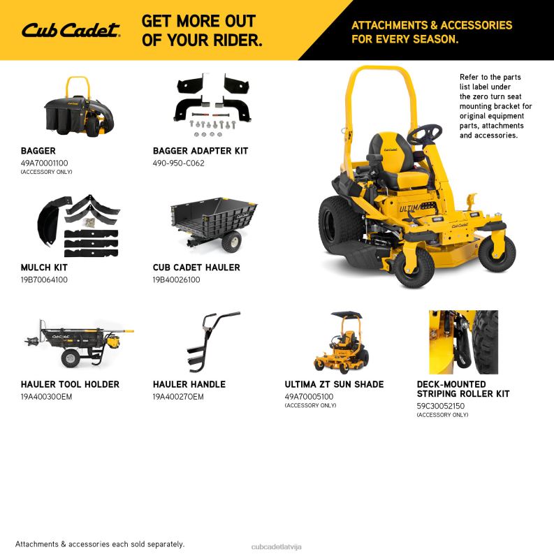 Cub Cadet ztxs4 48 iekārtas HD0Z426