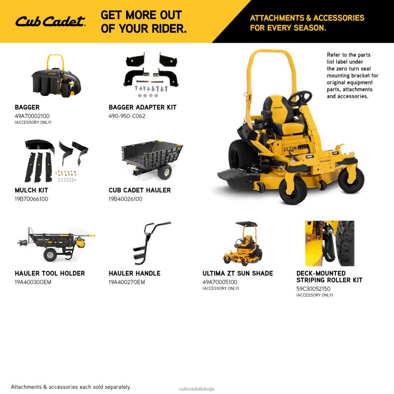 Cub Cadet ztxs4 60 iekārtas HD0Z423