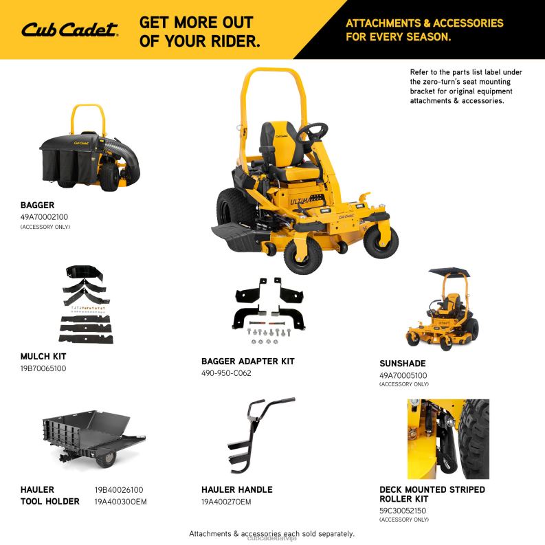 Cub Cadet ztxs5 54 iekārtas HD0Z419